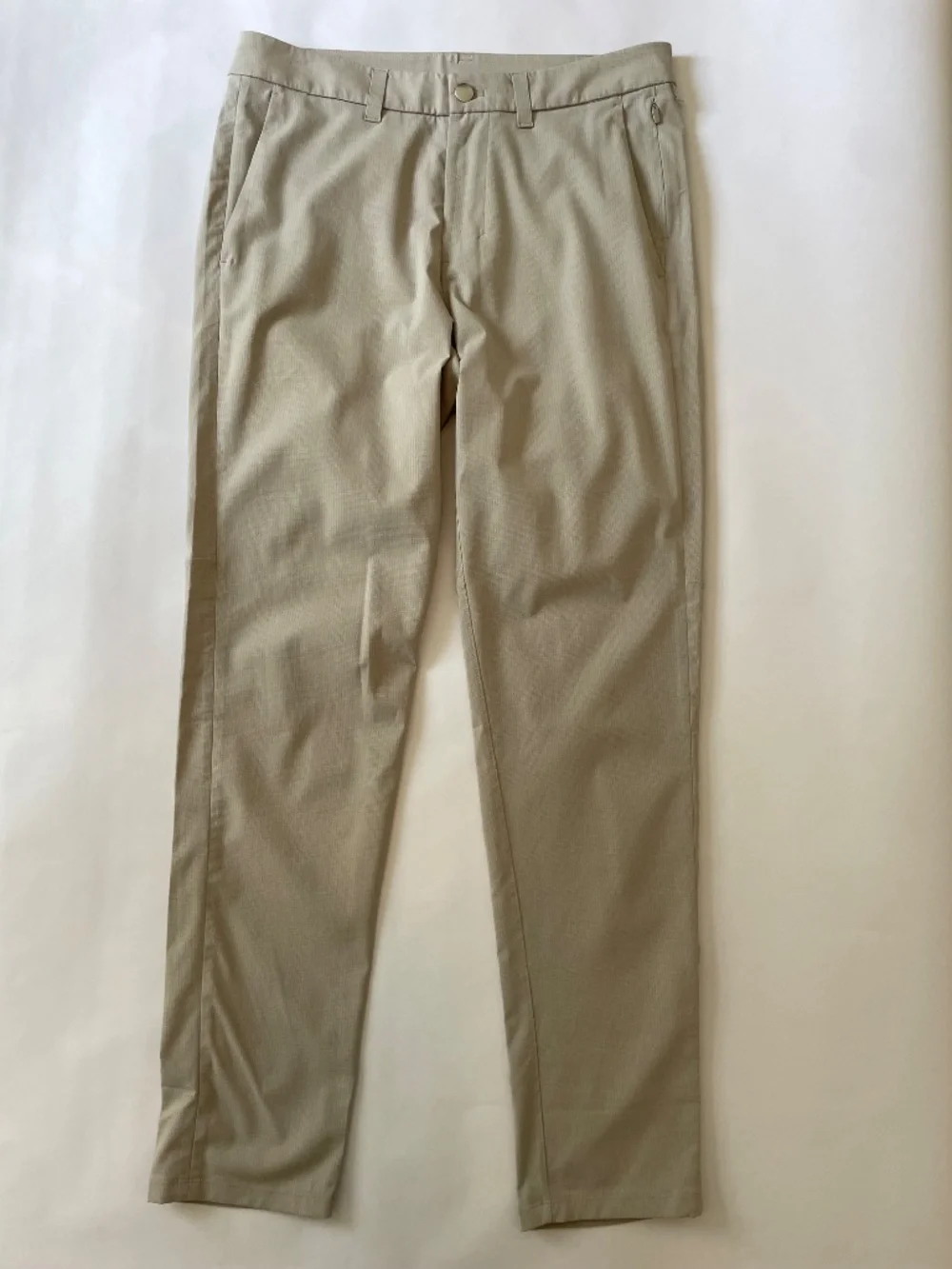 Lululemon Commission ABC Slim Golf Pants Trouser White Warpstream Men's 31